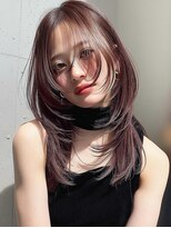 ロッソ 大橋店(Rosso)&nbsp;ブラウンの柔らか内巻きレイヤー【大橋】