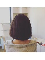 カタチヘアー(HAIR) 。。。ラベンラー。。。内巻きボブ。。。カタチ。。。。。