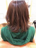 春イルミナ×外ハネ×ミディアム      鷲田真央