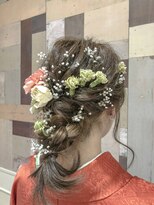 クレア 新板橋店(CREA)&nbsp;ゆるふわ編み込みアレンジ