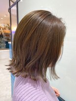 シー バイ ロンド 新宿(Sea by Lond)&nbsp;【藤原三知代】ボブルフヘアのシアベージュ