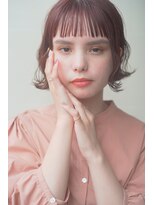 レジュアル(RESSUAL)&nbsp;前髪　くびれミディ　イヤリングカラー　ラベンダーカラー