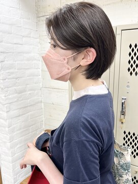 コス(kos) 大人可愛い/ココアベージュ/グレージュカラー/ボブウルフ/黒髪