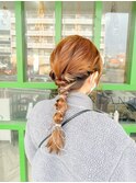 お出かけ前ヘアアレンジ