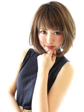 レウナ 外苑前(Reuna) 【30代40代50代】おとな可愛いひし形ボブ　ワンカールボブ