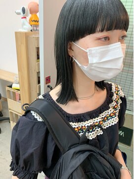 キューズ クラブ(cuz KLUB) 【cuzKLUB】ワイドバング×ダークグリーン＊池袋