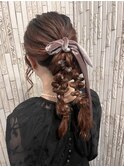 ヘアセット ヘアアレンジ ポニーテール