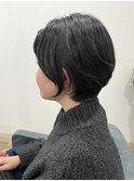 丸みショート×ニュアンスパーマ