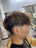 ハルクファースト 札幌(HRK 1st.) メンズマッシュ波巻きスパイラルパーマメッシュ