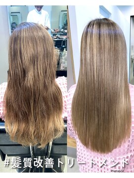 フリック 京都河原町店(FLICK) ★30代40代50代髪質改善ストレート(縮毛矯正)メルティカラー
