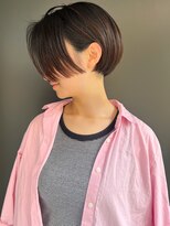 ラウンジ モリオ イケブクロ(Lounge MORIO Ikebukuro)&nbsp;【morio池袋】大人可愛い黒髪前下がりショート♪