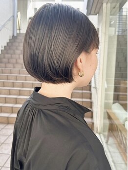 イリル バイ レシッド 自由が丘(ibrel by rcid)の写真/爽やかショート/ボブはお任せ!どこから見ても綺麗なシルエットに☆再現性が高く毎朝のスタイリングも楽々♪