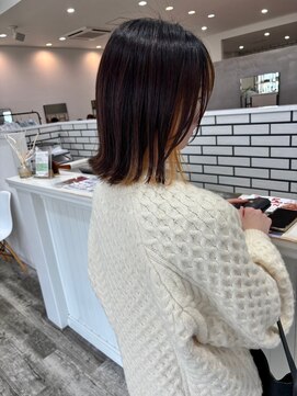 サロンド ベレーザ トータ(salao de beleza tota) 抜きっぱなしブロンド インナーカラー