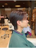 センターパートウルフ/20代/30代