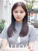 春イメチェン　美髪　レイヤーストレート　学生　社会人