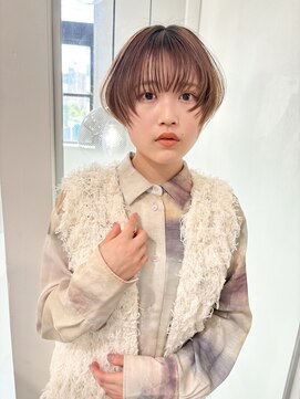 ロンドフルール 大宮東口(Lond fleur) イメチェン外ハネボブ美髪ワイドバングレイヤーショート/大宮
