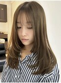 ハイライトカラーグレージュベージュケアブリーチダブルカラー