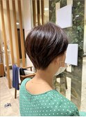 大人可愛いひし形ボブ