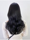 ロング顔周りレイヤーグレージュオリーブベージュ_ba541101