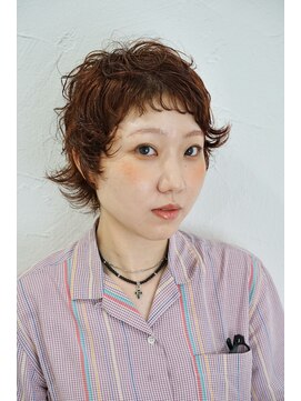 ピケトワール(piquetoile) くせ毛を活かした、ショートウルフ