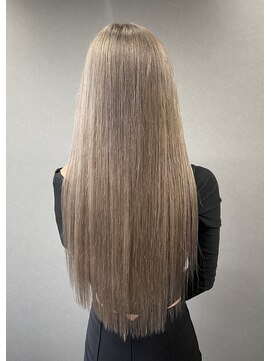 シエンゴールド(CIEN gold) ミルクティーグレージュ/ブリーチ/ハイトーン#浜松駅#カラー