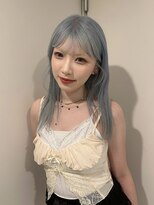 ペレ アネックス 大阪梅田茶屋町店(PELE ANNEX)&nbsp;くびれヘア/アプリコットオレンジ/ハイライトカラー/梅田