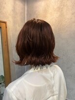 エン(en.)&nbsp;♪ブリーチ無しで作るオレンジブラウンカラー