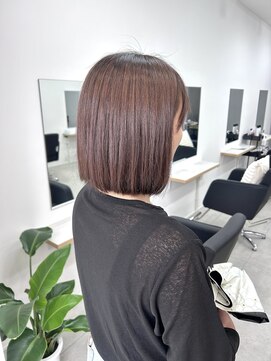 パール(Pearl) ボブ/透明感カラー/暖色カラー