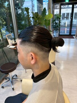 ルシードスタイルレーヴ(LUCIDO STYLE REVE) 【長野市/メンズ】フェードカット×マンバンスタイル