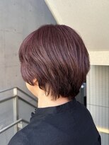 トエ(toe)&nbsp;白髪を活かした大人ピンクブラウン