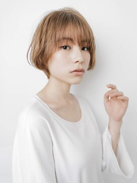 ショートボブ×マッシュ