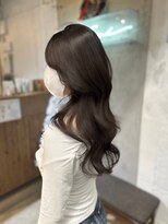 エル バイ ホーム(L by HOME)&nbsp;モテカラー モカブラウン レイヤーカット くびれ巻き