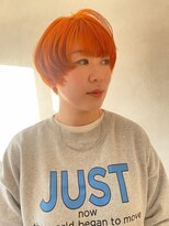 ツツイ(tsutsui)&nbsp;マッシュショート×オレンジ