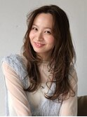 レイヤーカット/アプリコットオレンジ/レイヤー/ボブ/茅ヶ崎