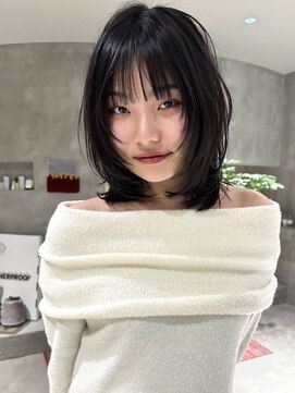 ハウ 心斎橋(how) 春◎20代30代向けハッシュボブ×くびれレイヤーで韓国風