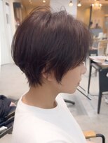 グランデュール 東静岡池田店(GRANDEUR) 大人ショートボブ前髪なしダークアッシュ20代30代40代東静岡草薙
