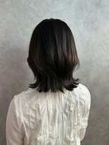 エクファ ヘア シェリル 草津 南草津店(ex-fa hair cherir) ミルクティーブロンド/ダークブルー/デジタルパーマ/南草津