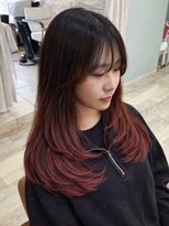 サンク ドリームプラザ店(CINQ)&nbsp;【CINQ】山崎 ブリーチ1回レッドブラウン
