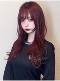 ワインレッドレイヤー × ボルドーレッド
