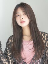 インセプション 銀座(INCEPTION)&nbsp;ロングレイヤー/前髪あり/巻き髪/顔まわりレイヤー/20代/30代
