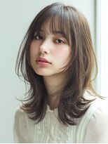 ダル 渋谷/表参道(DAL.)&nbsp;ミディアムレイヤー/ダークグレージュ/ハッシュカット