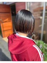 セットアップ 岡山北長瀬店(SET-UP)&nbsp;ミニボブ学生グレージュ
