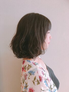 ロンド 銀座(Lond) ボブ×無造作パーマ 担当 伊原