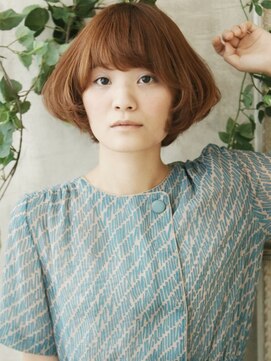 と和×美髪クリニック 巣鴨店 美しい煌やきを演出 ストレートタッチのボブゆる巻き 巣鴨店