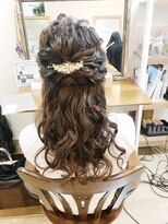 ロカット サロン(Roquat Salon)&nbsp;ロングハーフアップアレンジ【ヘアアレンジ　立川/立川南/国立】