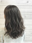 セシルカットフリンジウェーブ×大人かわいい前髪ココアブラウン