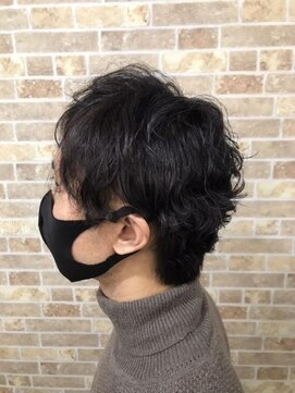 メルティエ(Mertie) メンズツーブロックパーマ【ツーブロック　パーマ】