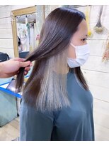 トーク 伊丹本店(TAL'KE)&nbsp;TAL'KE/イヤリングカラー×ホワイト_752