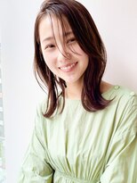 ケーツー エソラ池袋店(K-two)&nbsp;顔まわりレイヤー×くびれミディ［髪質改善/池袋&目白&大塚］