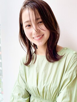 ケーツー エソラ池袋店(K-two) 顔まわりレイヤー×くびれミディ［髪質改善/池袋&目白&大塚］